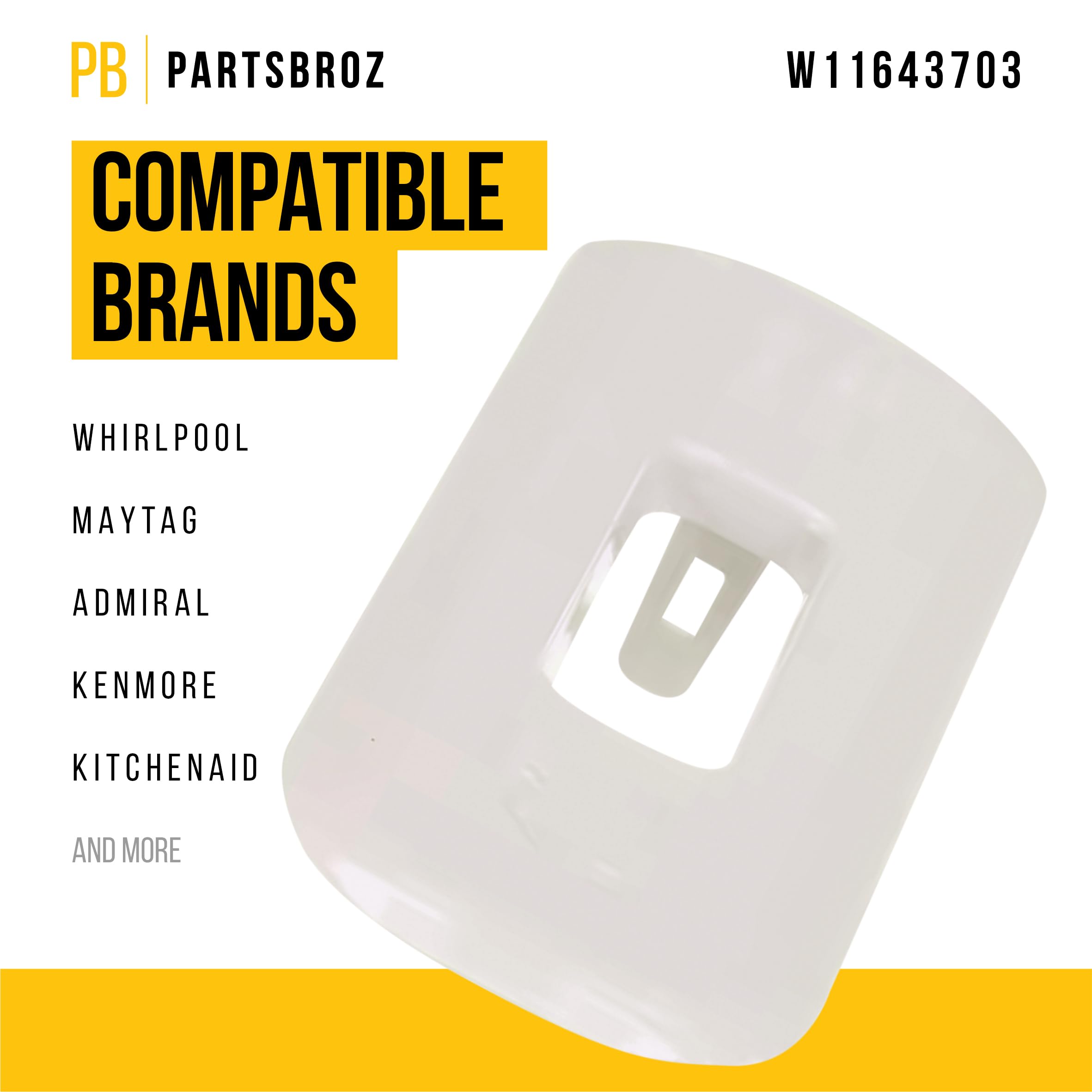 Amazon.com: PartsBroz W11643703 Lid Lock Bezel - Compatible with